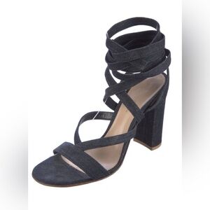 Gianvito Rossi Denim Strappy Heels